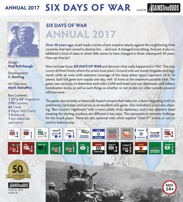 Against the Odds Annual 2017 - Six Days of War