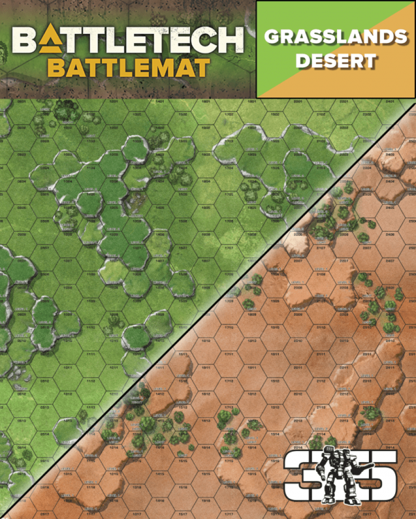 BattleTech Battlemat Desert and Grasslands