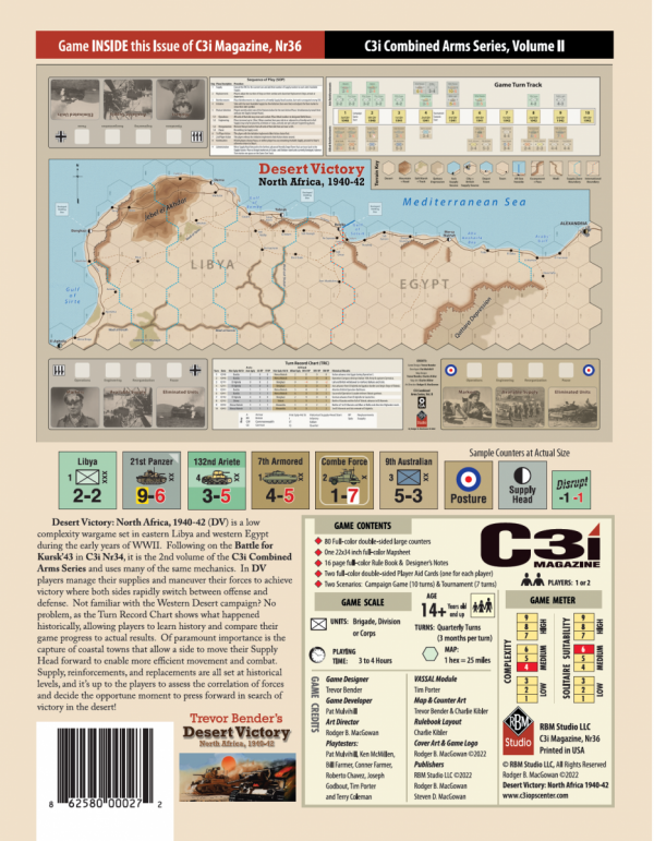 C3i Magazine Issue #36 - Desert Victory: North Africa, 1940-1942
