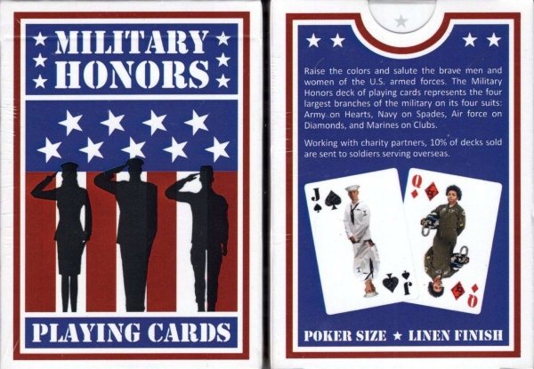 Military Honors Playing Card Deck
