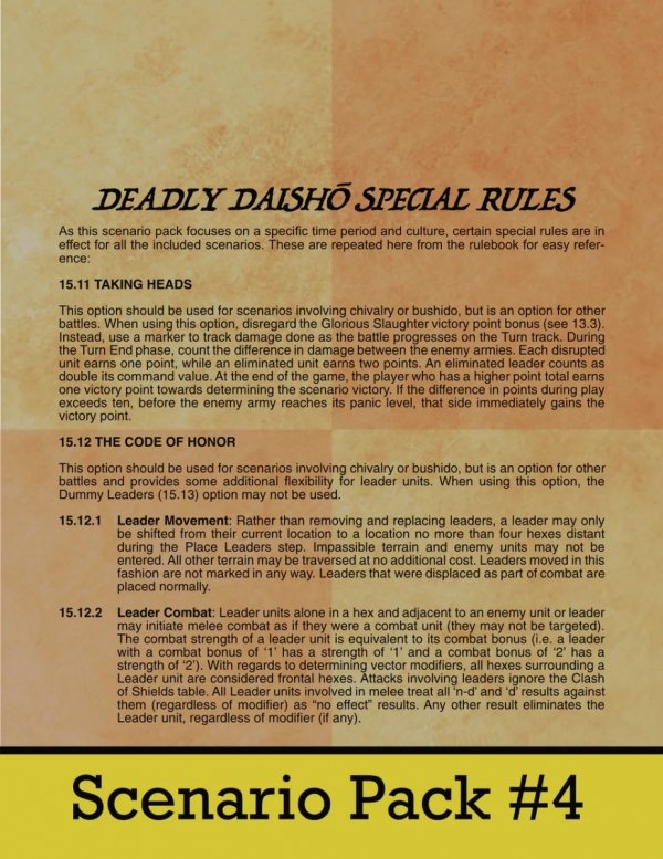 Dawn of Battle: Scenario Expansion 4