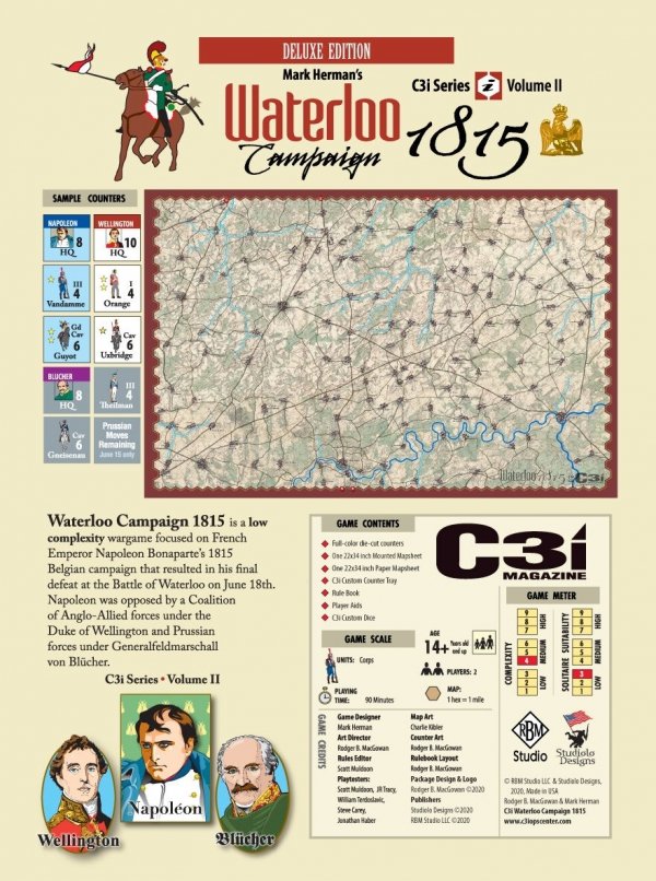 (USZKODZONA) The Waterloo Campaign 1815 Deluxe Edition