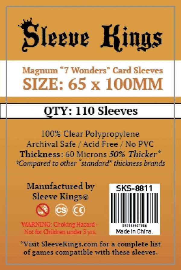 65x100mm Magnum "7 Wonders" Card Sleeves 60 Microns (110)