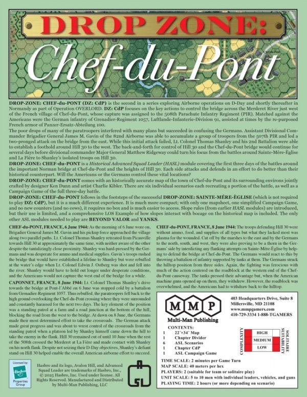 ASL Drop Zone: Chef-du-Pont
