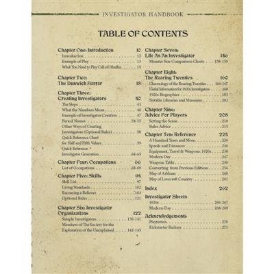 Call of Cthulhu: Investigator Handbook