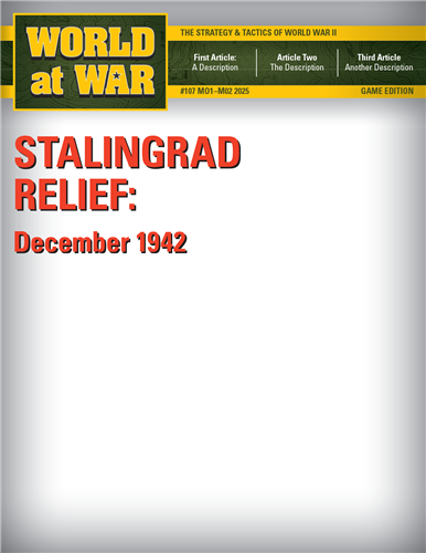 World at War #107 Stalingrad Relief December 1942 (BITES system)