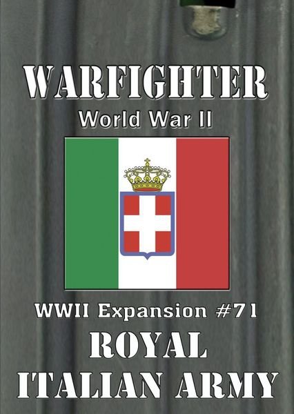 Warfighter WWII Expansion #71 – Royal Italian Army