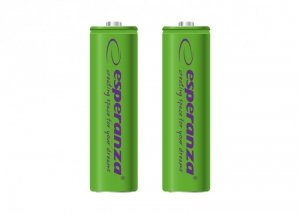EZA103G Esperanza akumulatorki ni-mh aa 2000mah 2szt. zielone