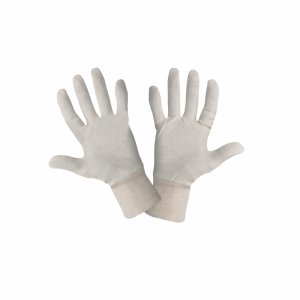 Rękawice bawełniane beżowe l290309p, 12 par, 9, ce, lahti