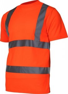 Koszulka t-shirt ostrzegawcza, pomarańcz., 2xl, ce, lahti
