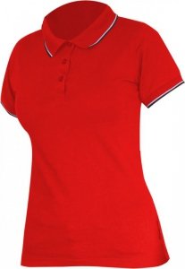 Koszulka polo damska 190g/m2, czerwona, m, ce, lahti