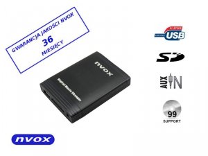 Zmieniarka cyfrowa emulator MP3 USB SD HYUNDAI KIA 8PIN... (NVOX NV1086M HYUNDAI 8PIN)