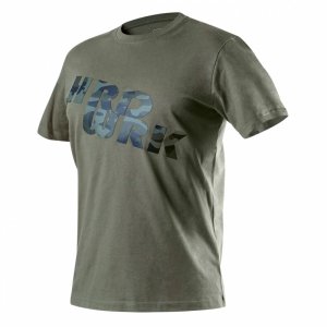 T-shirt roboczy oliwkowy CAMO, rozmiar XL