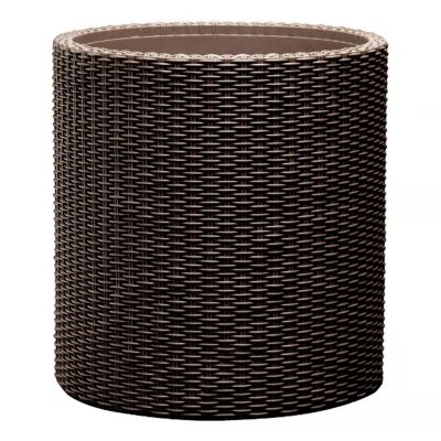 Donica okrągła LARGE CYLINDER PLANTER whiskey brown