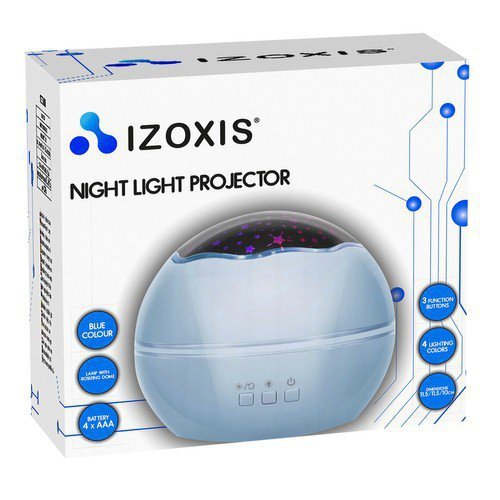 Lampka nocna z projektorem- niebieska LP16858