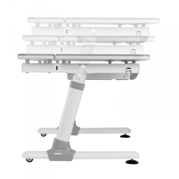 Biurko dla dzieci ergonomiczne z regulacją wysokości Ergo Office, szare, max 100kg,  ER-417 2cz