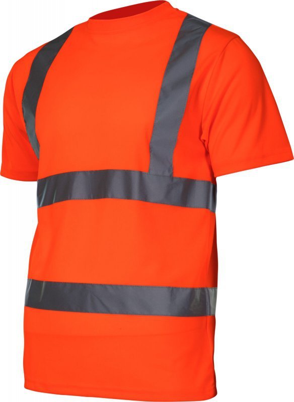 Koszulka t-shirt ostrzegawcza, pomarańcz., "2xl", ce, lahti