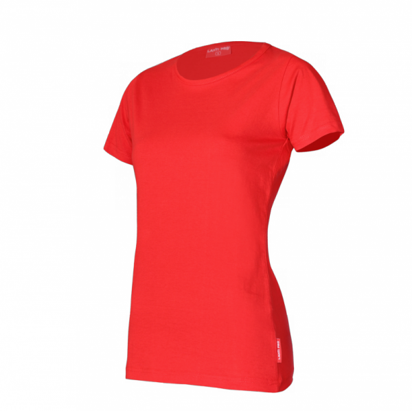Koszulka t-shirt damska, 180g/m2, czerwona, "l", ce, lahti