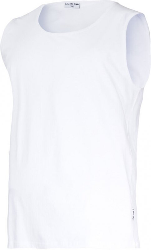 Koszulka bez rękawów 160g/m2, biała, "l", ce, lahti