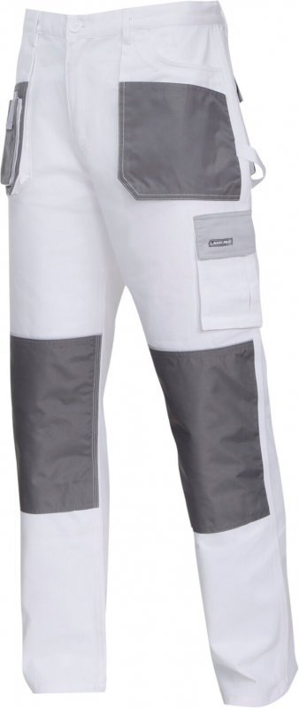 Spodnie biało-szare 100% bawełna, "l (52)", ce, lahti
