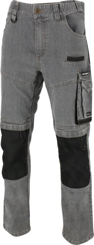 Spodnie jeansowe szare stretch ze wzmocn., "3xl", ce, lahti