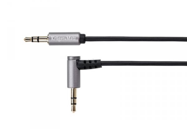 Kabel wtyk prosty - wtyk prosty jack 3.5  stereo 1.8m Kruger&Matz