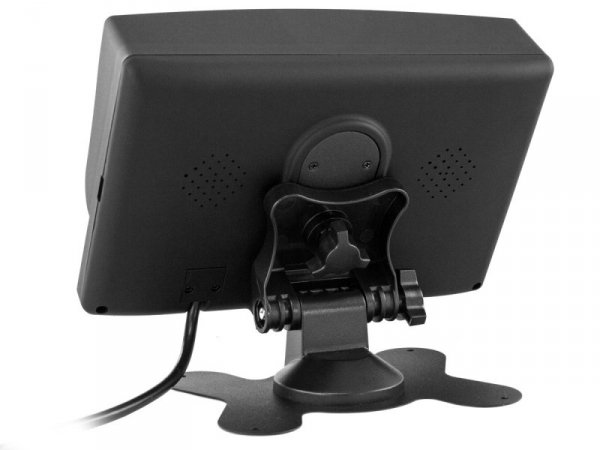 Monitor samochodowy lub wolnostojący LCD 7cali cali z obsługa do 2 kamer 4PIN 12V 24V... (NVOX H