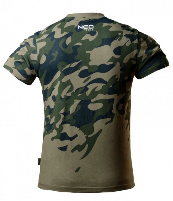 T-shirt roboczy z nadrukiem CAMO, rozmiar M
