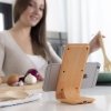 Bezprzewodowa Ładowarka w Imitacji Drewna z Podstawką Qistan InnovaGoods