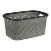 Kosz na pranie Rattan Szary 36 L (36 x 25,5 x 53 cm)
