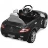 Samochód elektryczny dla dzieci Czarny Mercedes Benz SLS 6 V z pilotem