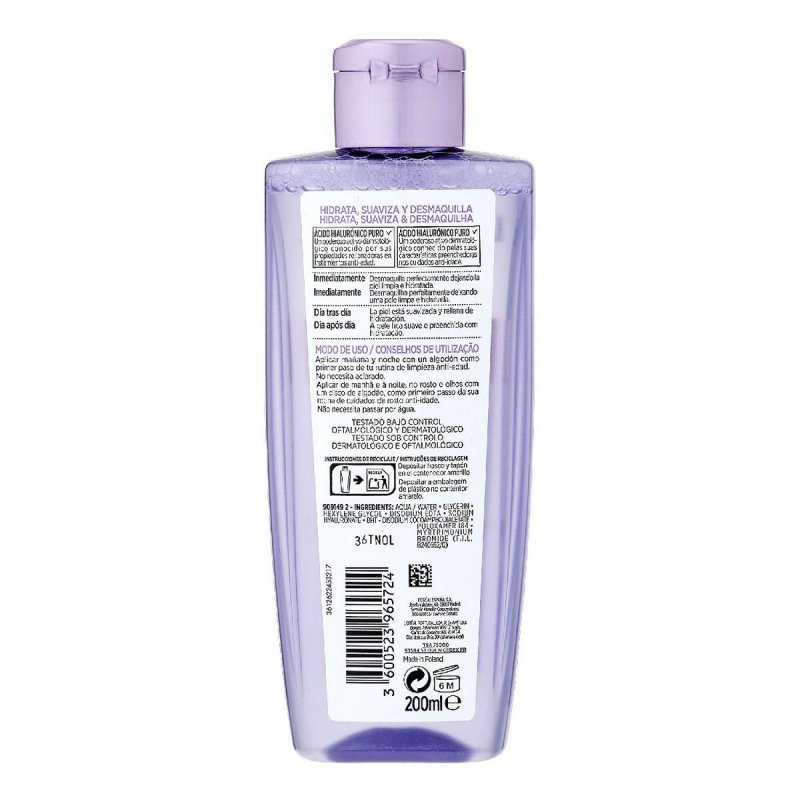 Woda Micelarna do Demakijażu Revitalift L'Oreal Make Up Wypełniacz zmarszczek (200 ml)