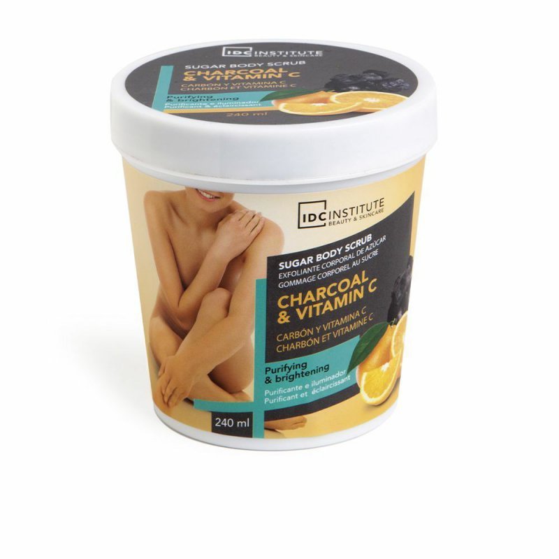Peeling do Ciała IDC Institute Popielaty Witamina C Cukier (240 g)