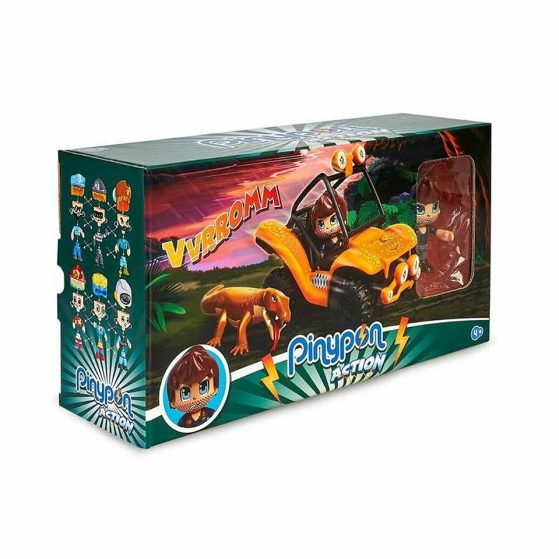 Playset Famosa Pinypon Action Wild Lizard Buggy Car