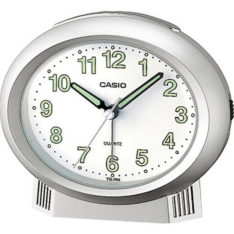 Zegarek z Budzikiem Casio TQ-266-8E Srebrzysty