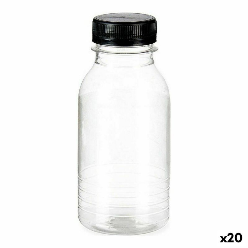 Butelka Przezroczysty Czarny Plastikowy (500 ml) (6,5 x 19 x 6,5 cm) (20 Sztuk)