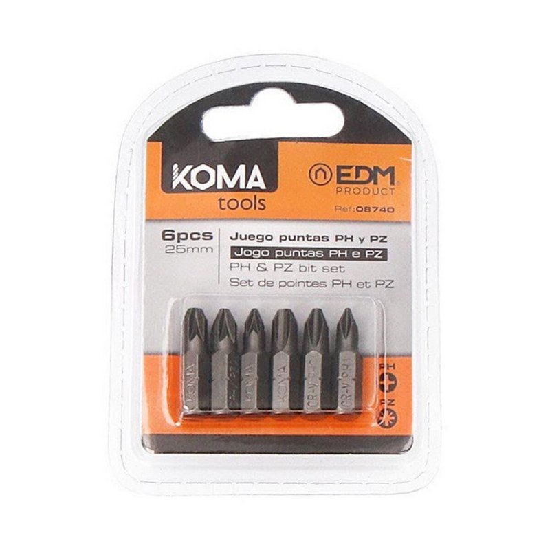 Zestaw końcówek Koma Tools PH1 PZ 25 mm