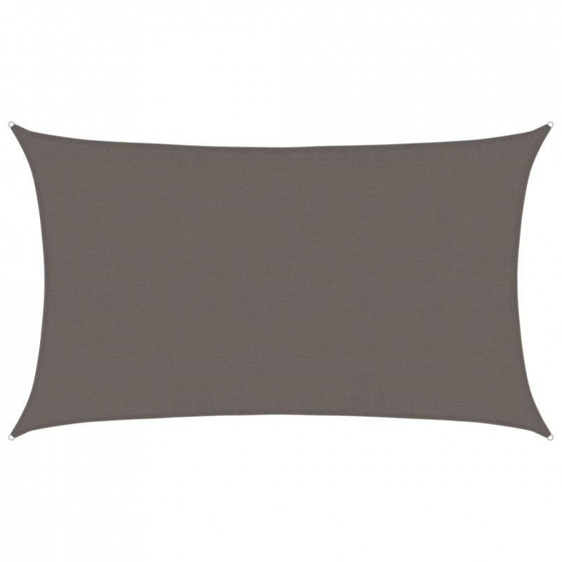 Żagiel przeciwsłoneczny, 160 g/m², antracytowy, 5x8 m, HDPE