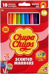 Chupa Chups Flamastry Pisaki Zapachowe 10 Kolorów