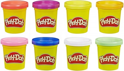 Play-Doh ciastolina 8 kolorów tęczy E5044 E5062