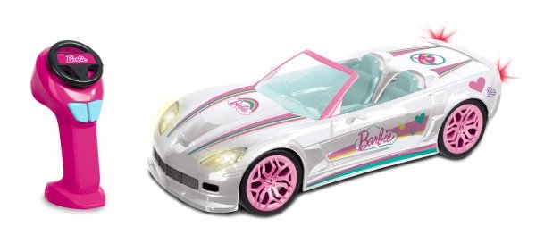 Barbie Biały Kabriolet Auto Zdalnie Sterowane