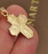 Krzyż cudowny częstochowska złoto 585 