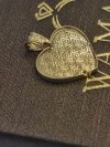 Wisior serce diamentowane złoto 585 