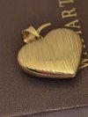 Wisior 3cm  II serce 3D dwustronny złoto 585 