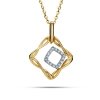Wisior diamenty 16/0.05cT  złoto 585
