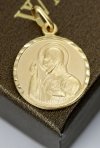 Medalik szkaplerz duży II złoto 585 