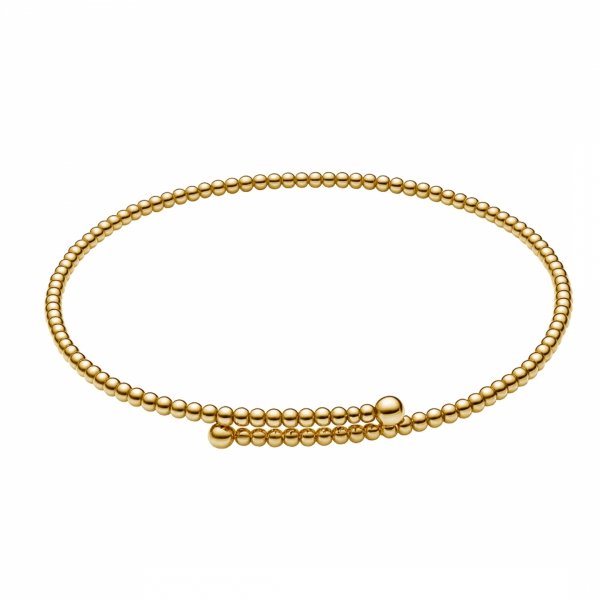 Bransoletka z motywem kul złoto 585 