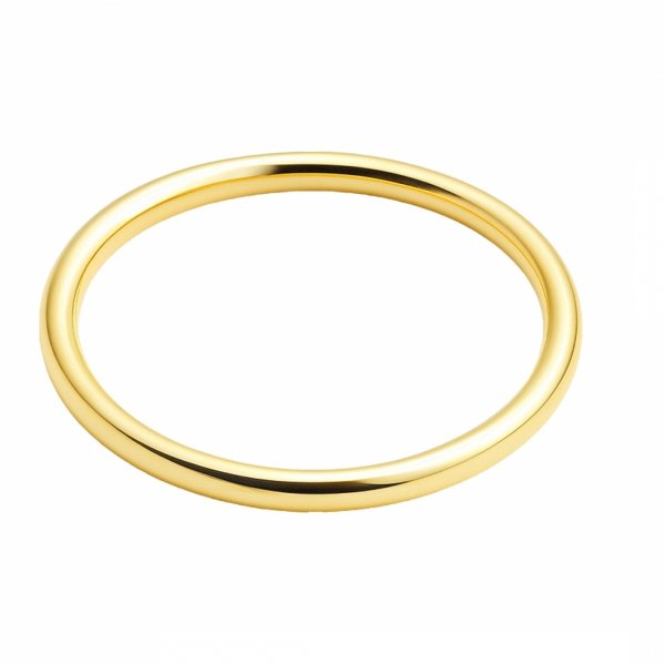 Pierścionek dostawka gładka R.13 złoto 585