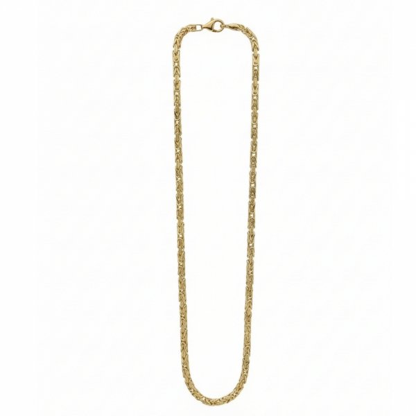 Łańcuch królewski 60cm bizantyjski złoto 585