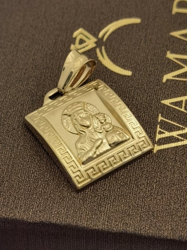 Medalik 3D Greco złoto 585